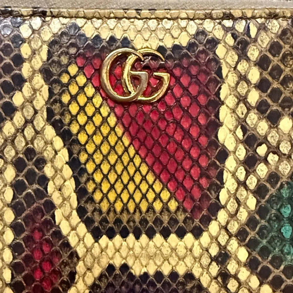 Gucci multicolor python wallet - Picture 5 of 14